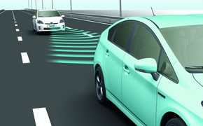Fahrzeugsicherheit: Pre-Crash Safety erstmals im neuen Prius Toyota