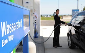 Wasserstoff-Tankstelle in Stuttgart