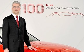 "Krisenjahr 2009": Audi will kräftig verdienen Audi-Chef Rupert Stadler