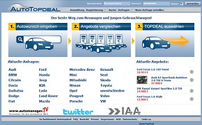 Fahrzeugvermittlung: Autotopdeal bietet neues Händler-Tool Fahrzeugvermittlung: Autotopdeal bietet neues Händler-Tool