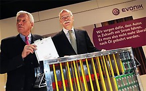 Elektroantrieb: Daimler und Evonik bleiben Partner