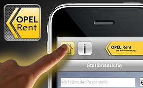 Webapplikation: Opel Rent wird mobil