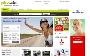 Relaunch bei pkw.de pkw.de_Screenshot