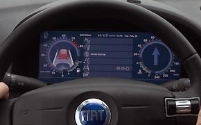 EU-Kampagne: Den Fahrer sinnvoll unterstützen Fiat Chroma Fahrerassistenzsystem