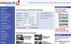 Gemeinsame Sache: webauto.de geht Anzeigen-Kooperation ein Gemeinsame Sache: webauto.de geht Anzeigen-Kooperation ein