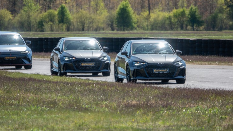 Fahrt auf dem Trockehandlingkurs mit Audi RS3 und Hyundai Ioniq 5 N