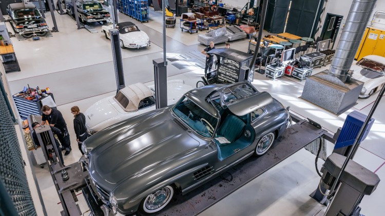 Mercedes Benz Heritage Classic Fellbach Werkstatt