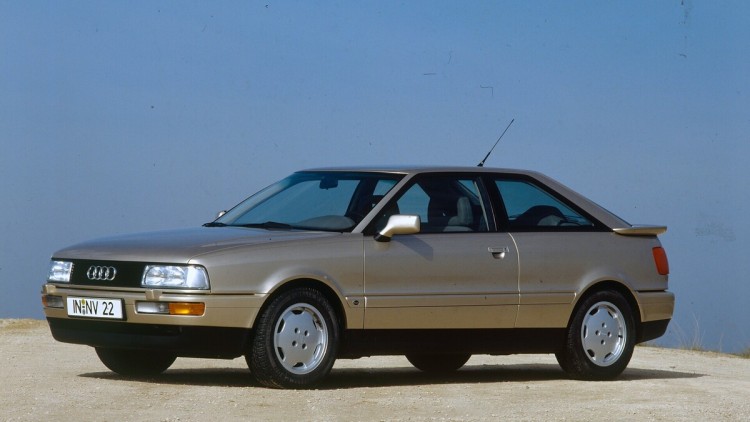 Konkurrenzlos – Das Audi Coupé (B3) mit Fünfzylinder-Benziner besaß 1988 eine Alleinstellung im Premiumsegment