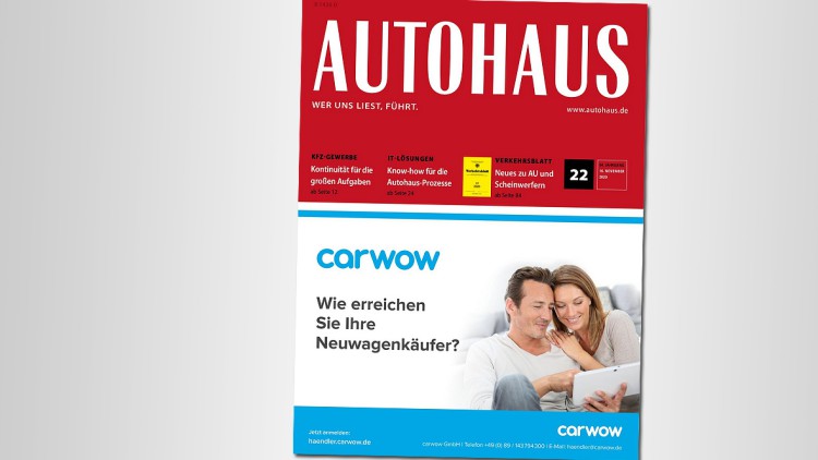 Neue Ausgabe: AUTOHAUS 22/2020 jetzt digital lesen