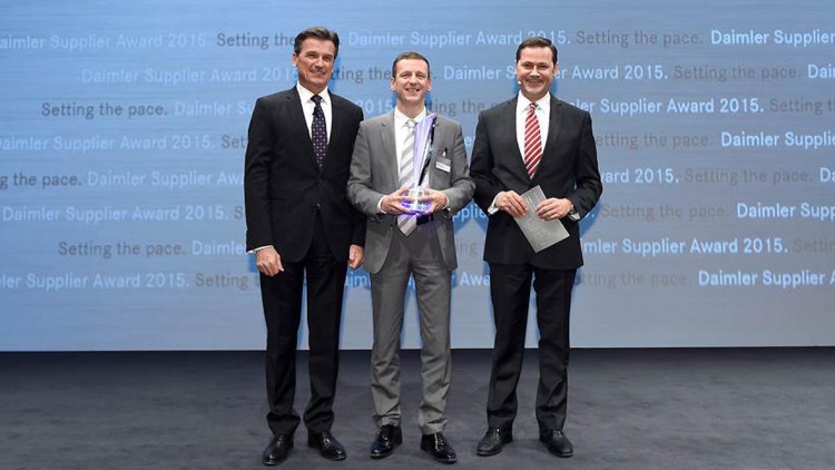 Auszeichnung: Axalta Coating Systems erhält den Daimler Supplier Award