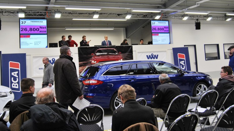 BCA: Ford-Auktionen in neuer Halle