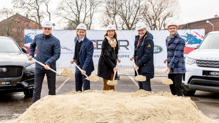 BOR Schneider Gruppe: Spatenstich für Jaguar Land Rover Autohaus