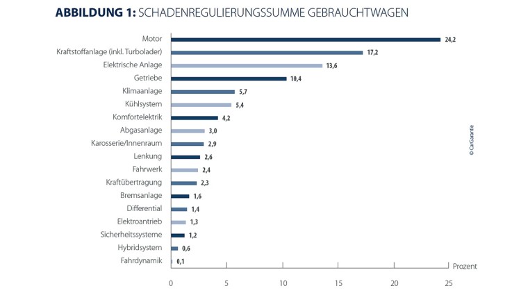 CarGarantie Schadenanalyse 2025