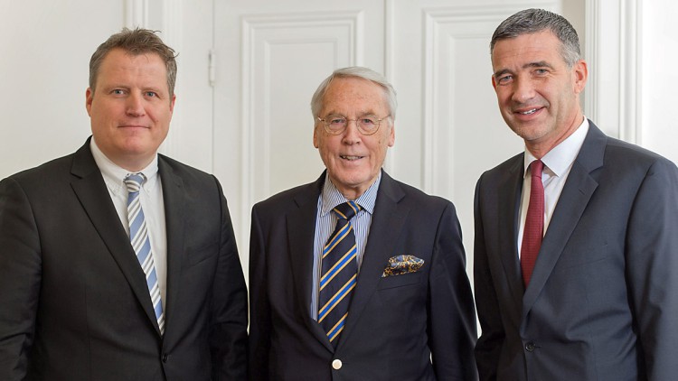 Kurt Kröger mit Christian Cuypers und Björn Böttcher