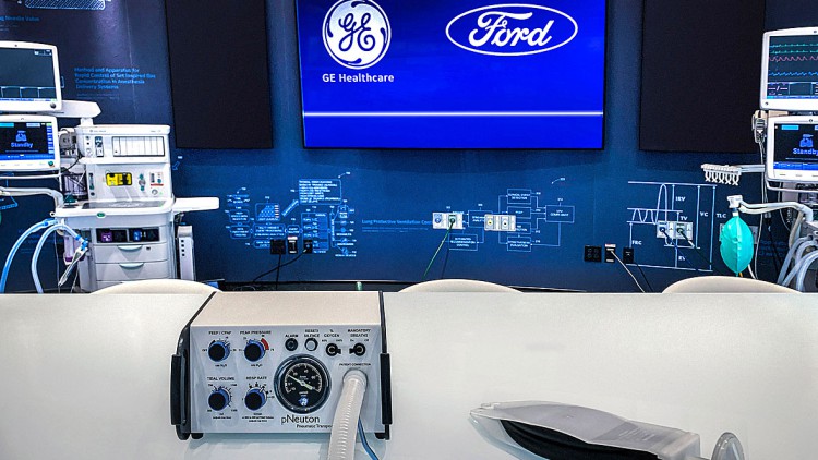 Ford und GE: 50.000 Beatmungsgeräte in 100 Tagen