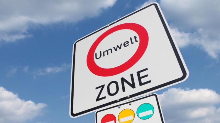 Umweltzone Schild Feinstaub Plakette