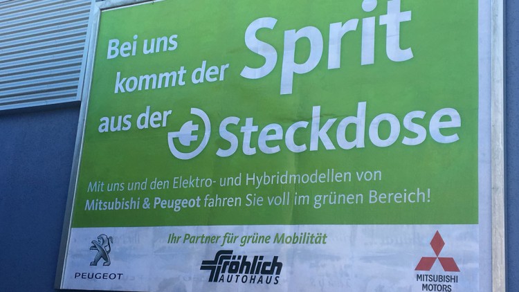 Autohaus Fröhlich Stromtankstelle Ladesäule