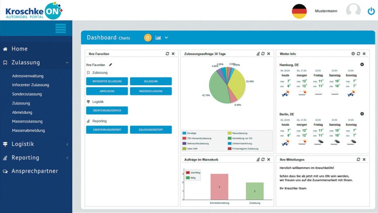 Fahrzeugzulassungen und -Logistik: Kroschke startet neues Kundenportal