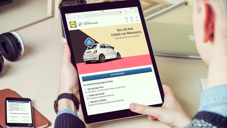 Fiat 500 im Leasing: Lidl kooperiert mit Vehiculum