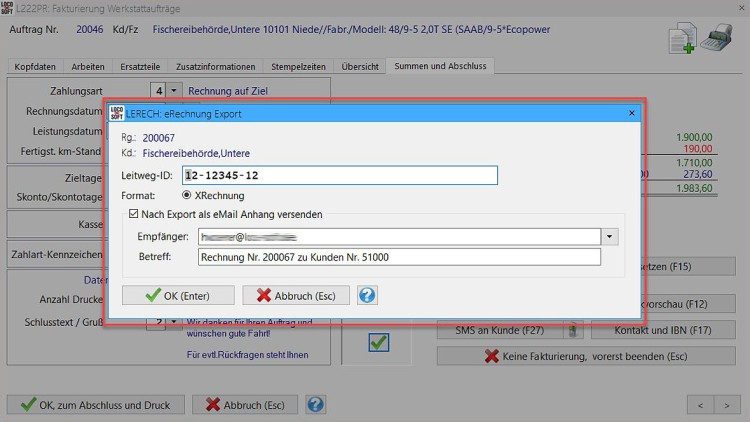 XRechnung und Mehrwertsteuer-Anhebung: Loco-Soft setzt aktuelle Anforderungen um