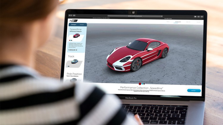 "Second Skin": Porsche Digital startet Online-Plattform für Fahrzeugfolierungen