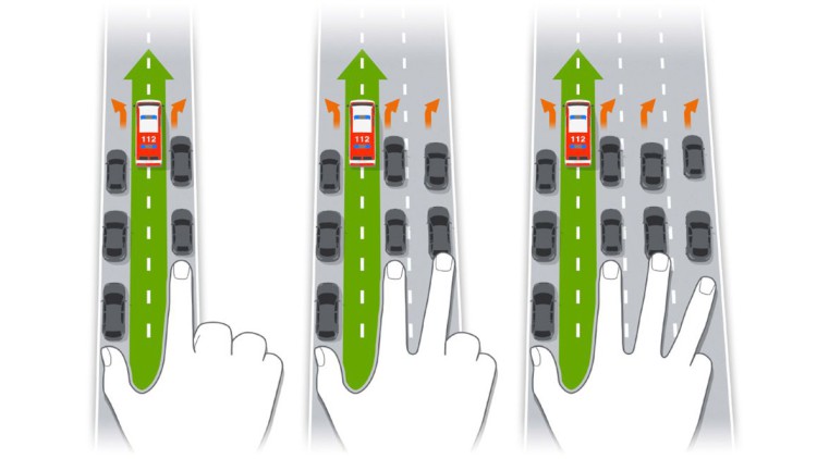 Rettungsgasse unentbehrlich: Bei der Hilfe von Unfallopfern zählt jede Sekunde