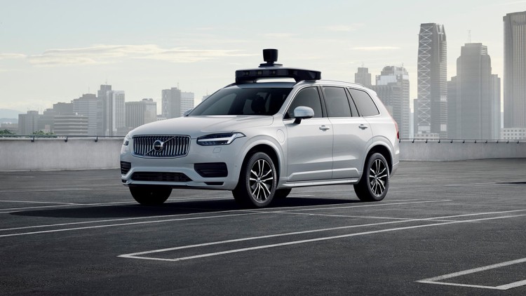 Auf XC90-Basis: Volvo und Uber präsentieren selbstfahrendes Auto