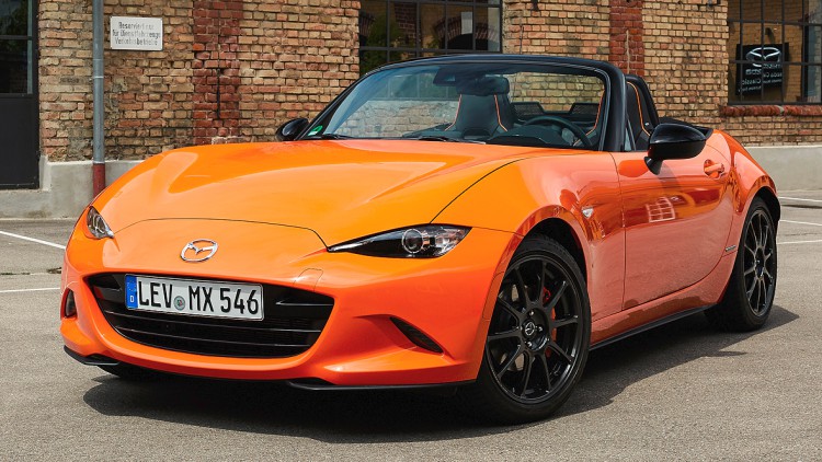 Mazda feiert MX-5-Geburtstag: Orange Beauty