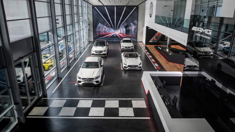 Mercedes-AMG-Showroom in Affalterbach