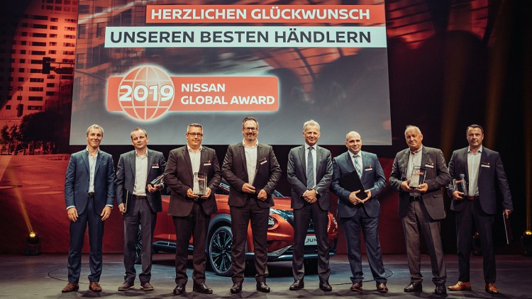 Nissan Global Award 2019: Deutsche Vertragshändler erfolgreich