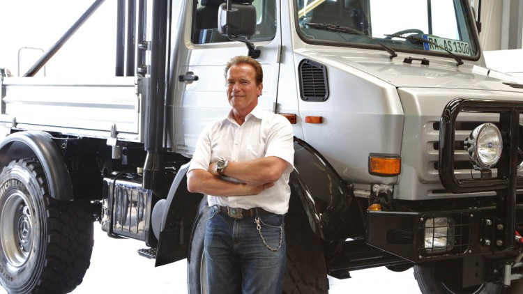 Unimog von Hollywood-Star Arnold Schwarzenegger
