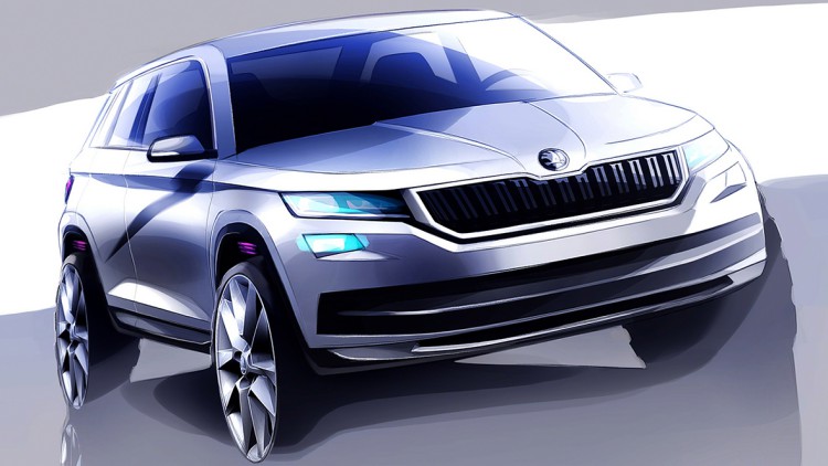 Skoda Kodiaq: Typisch gezeichnet