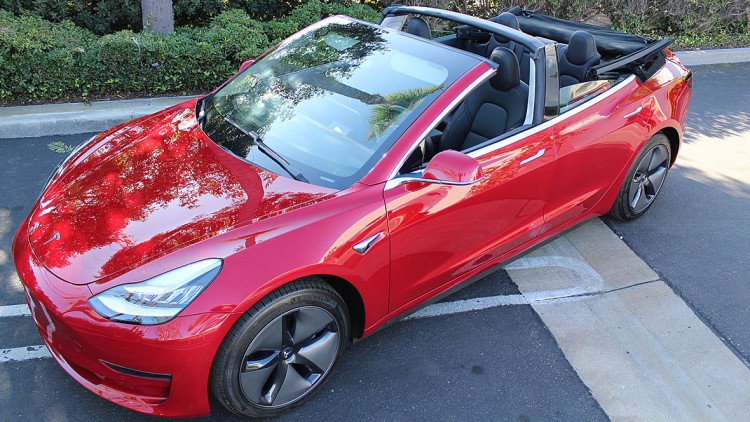 Tesla Model 3 Cabriolet: Sonnenstromer