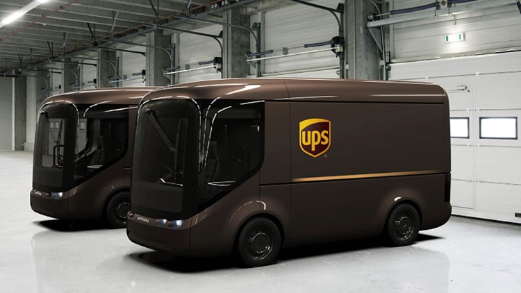 UPS-Lieferwagen