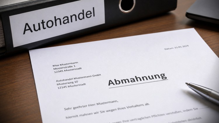 Abmahnung-Symbolbild