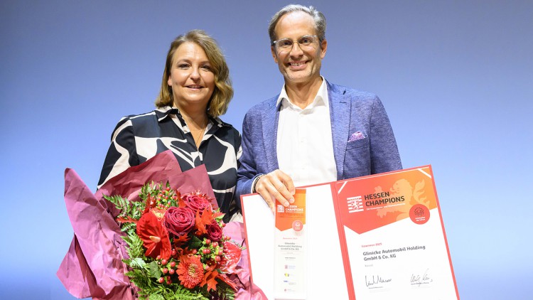 Unternehmerwettbewerb: Glinicke Gruppe ist "Arbeitgeber des Jahres" Anika Kretschmar und Florian Glinicke