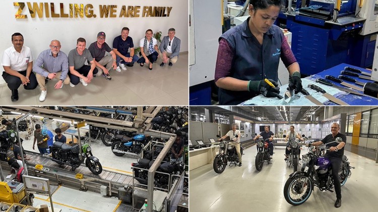 Bank11 goes India-Tourstopps bei Zwilling und Royal Enfield