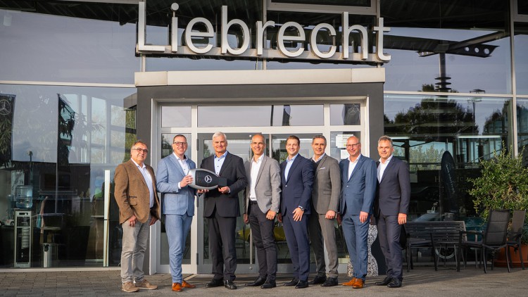 V.l.n.r.: Thomas Haueisen (Gesellschafter Kurt Liebrecht GmbH), Kai Heinrich (Gesellschafter Kurt Liebrecht GmbH), Andreas Muthig (Sprecher der Beresa-Geschäftsführung), Sebastian Knapp (Geschäftsführer Beresa), Björn Zierold (Geschäfsführer Beresa), Alek