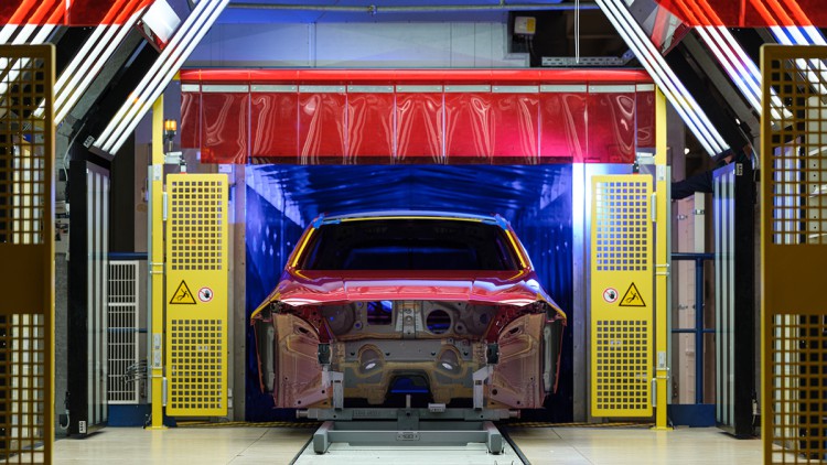 BMW Group Werk Leipzig, Lackiererei