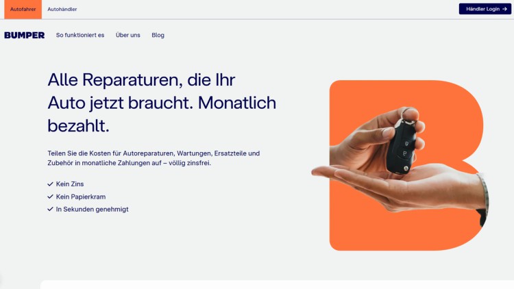 Bumper Webseite