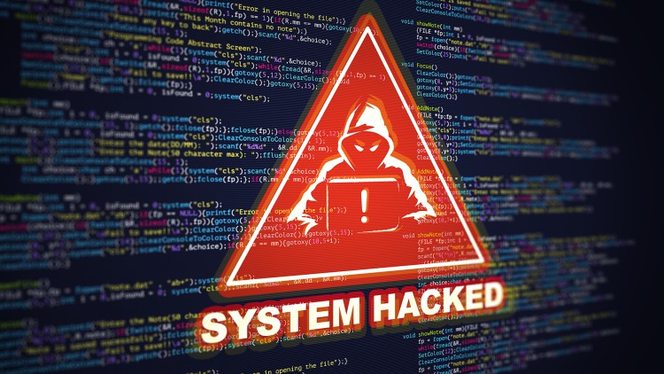 Künstlerische Darstellung eines Hacker-Angriffs
