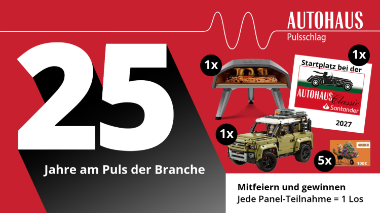 AUTOHAUS Panel Jubiläumsgewinnspiel