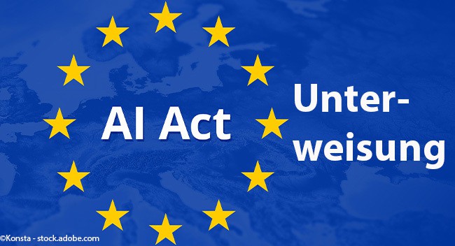 Ausgabe 13/2025: KI-Verordnung trifft Autohäuser Flagge Sterne Europa EU-AI-Act - Unterweisung