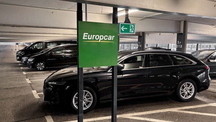 Europcar-Fahrzeuge am neuen Standort Hannover