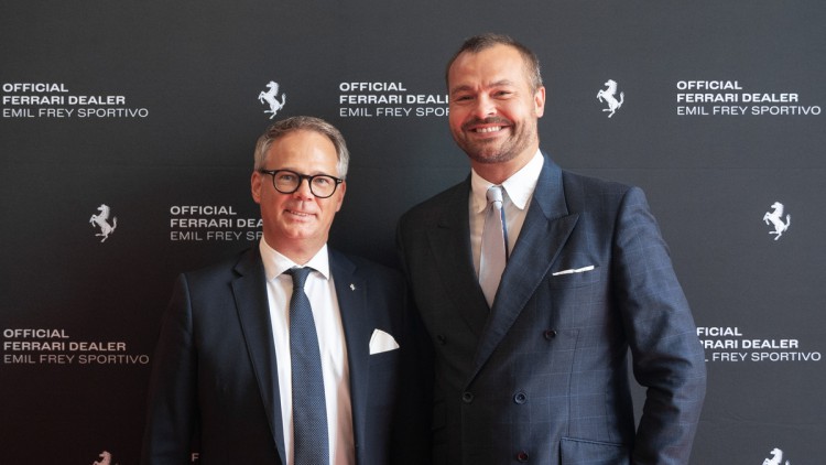 Ferrari-Showroom: "Wir wollen ein Zuhause bieten" Daniel Peters und Wilhelm Hegger