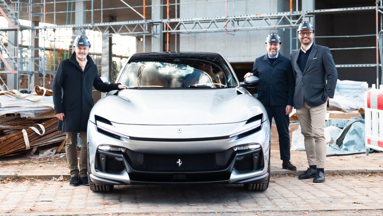 Feser-Graf Ferrari-Neubau in Nürnberg Richtfest