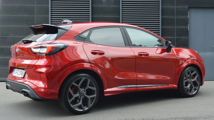Karosserie, Mini-SUV, Crossover, Heck, Heckansicht, Ford Puma
