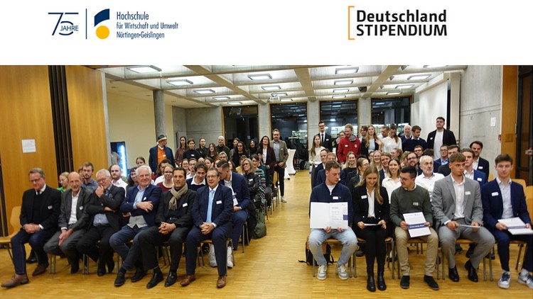 Stipendien-Vergabe 2025 an der HfWU Geislingen