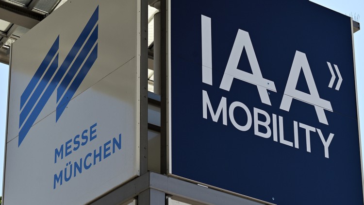 Die Auto- und Verkehrsmesse IAA in der Messe München