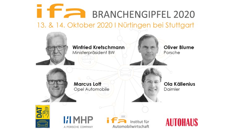 IfA Branchengipfel 2020: Zurück an die automobile Spitze